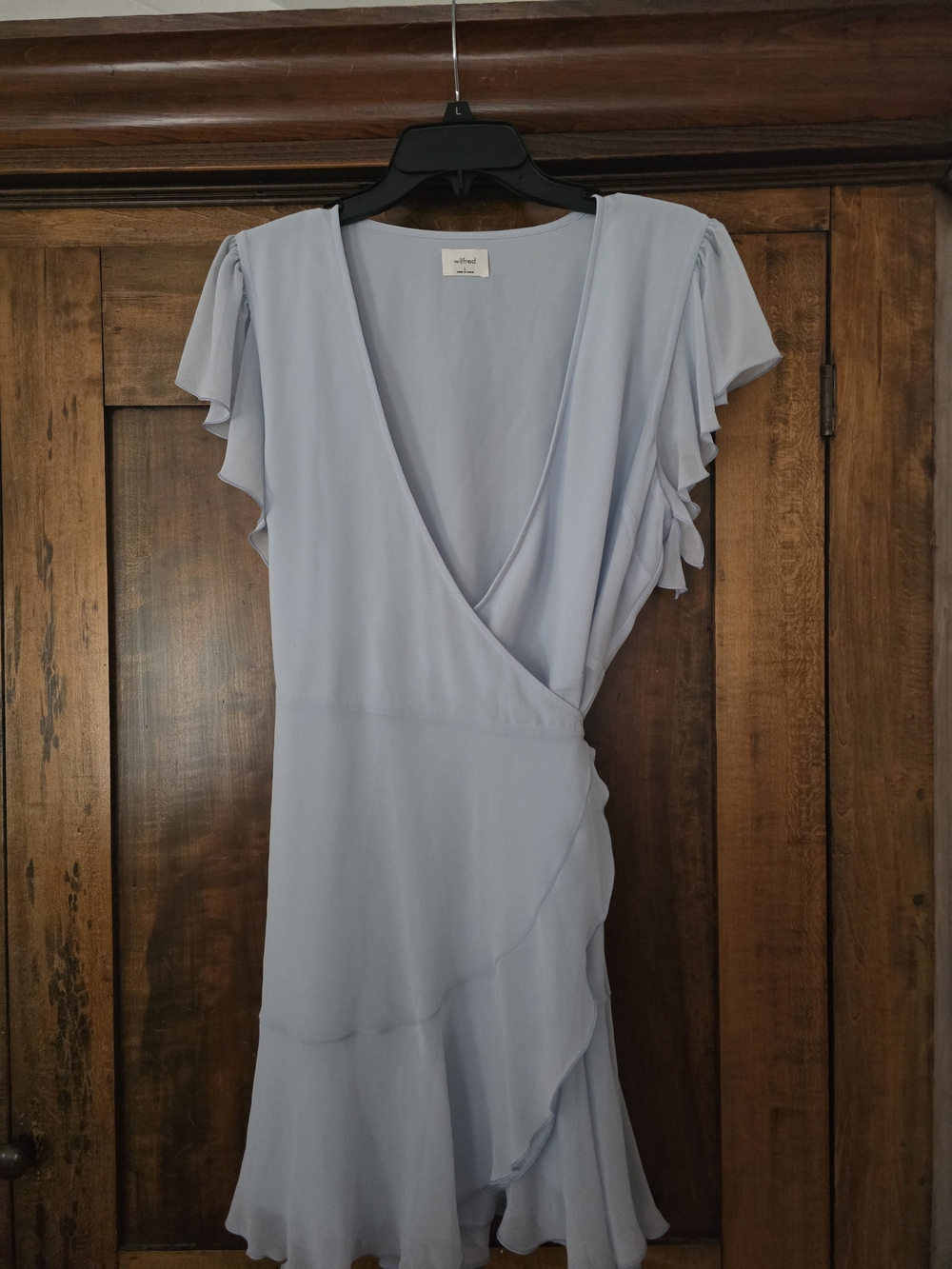 Wilfred Aritizia Light Blue Blouse - Classic Minimalist Large - Picture 3 of 7